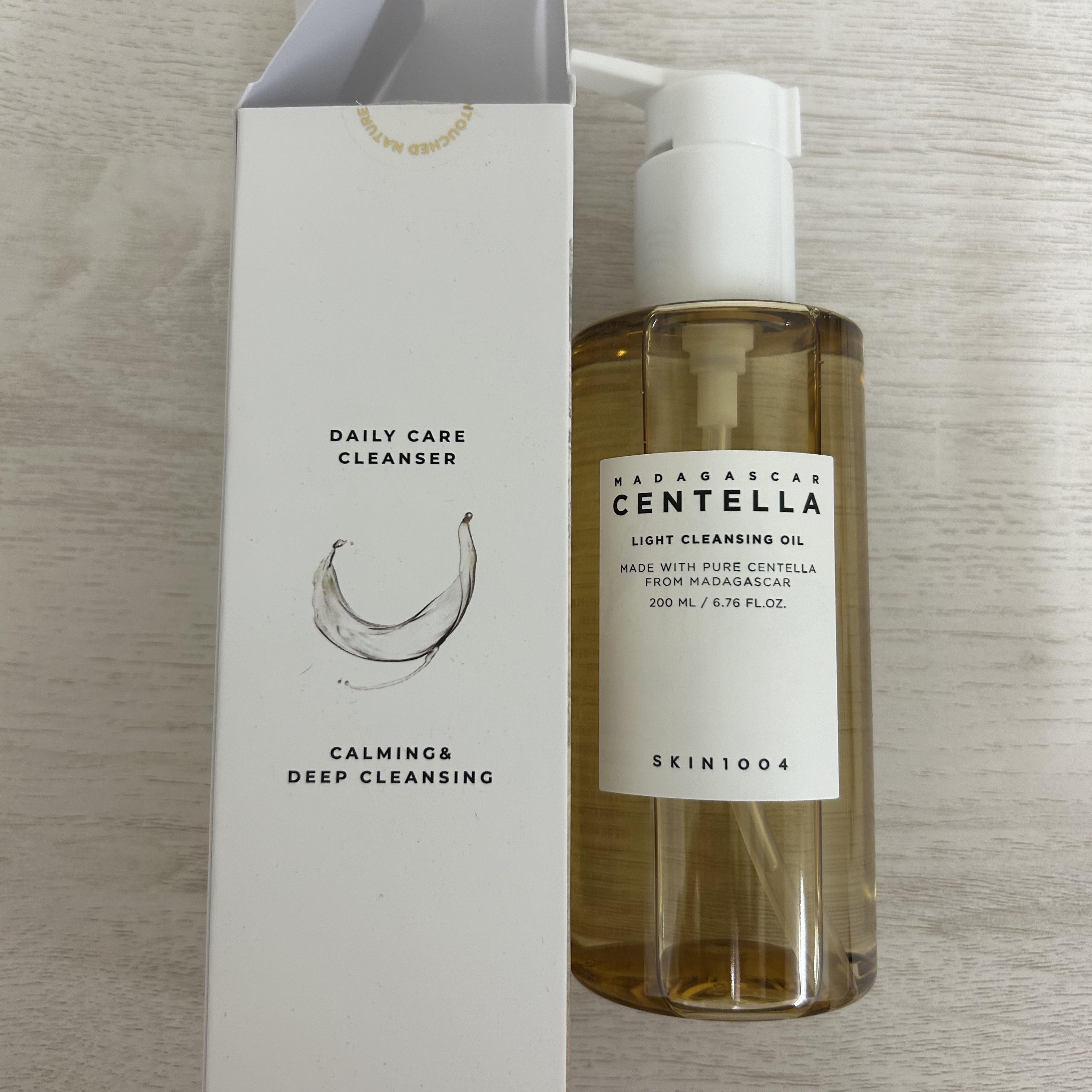 センテラ ライトクレンジングオイル/SKIN1004/オイルクレンジングを使ったクチコミ（1枚目）