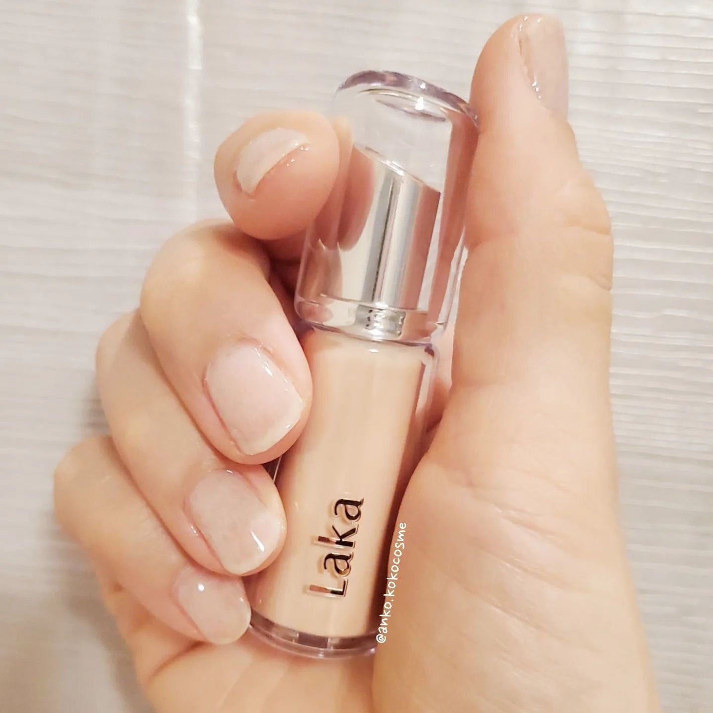 ボンディンググロウリップスティック/Laka/口紅を使ったクチコミ(7枚目)