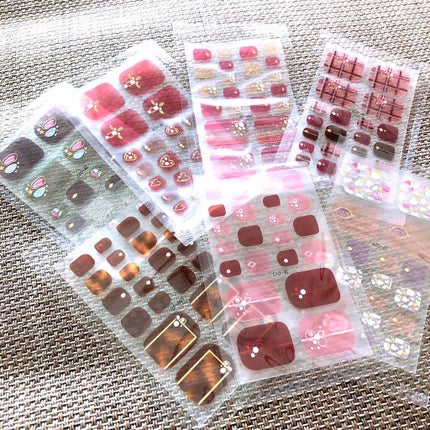 ネイルシール/Qoo10/ネイルシールを使ったクチコミ(3枚目)