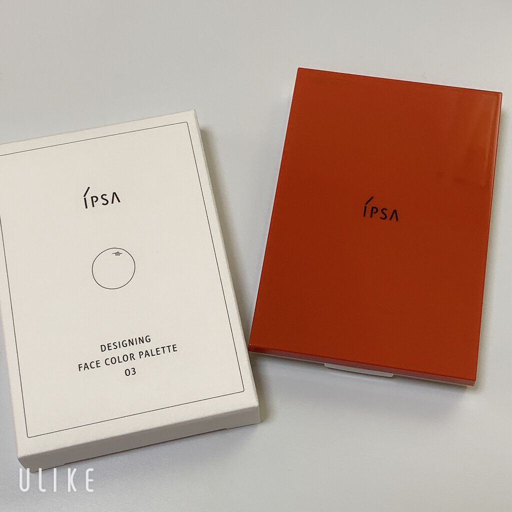 デザイニング フェイスカラーパレット 03 マーマレードバター（限定）/IPSA/プレストパウダーを使ったクチコミ（2枚目）