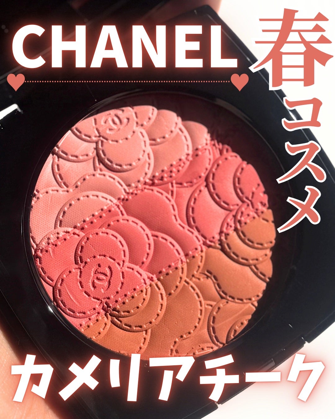 2025年春新作パウダーチーク】カメリア フトゥーラ|CHANELの 2025年春新作パウダーチーク】カメリア フトゥーラ|CHANELの
