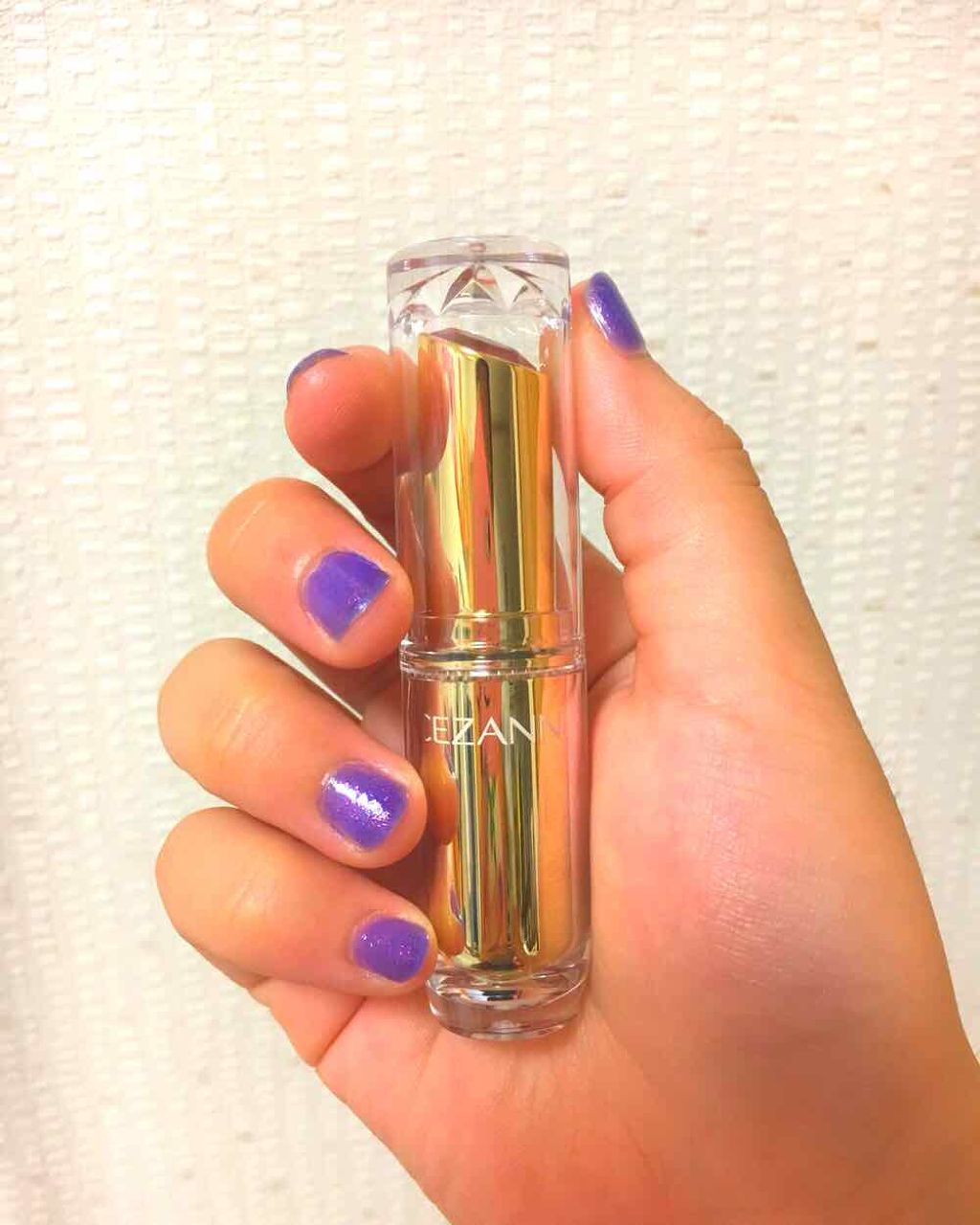 ラスティンググロスリップ/CEZANNE/口紅を使ったクチコミ（2枚目）