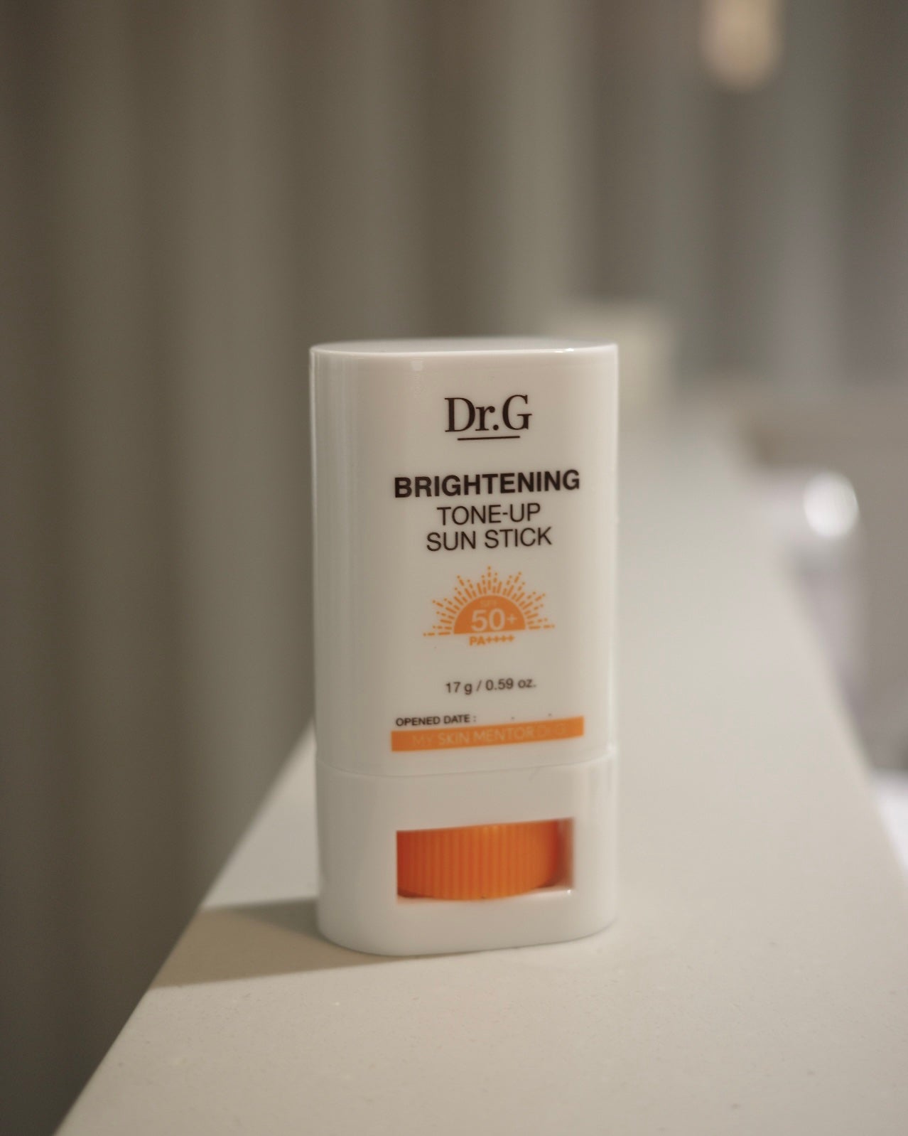 ブライトニングアップサンスティック SPF50+ PA++++/Dr.G/日焼け止めスティックを使ったクチコミ(1枚目)