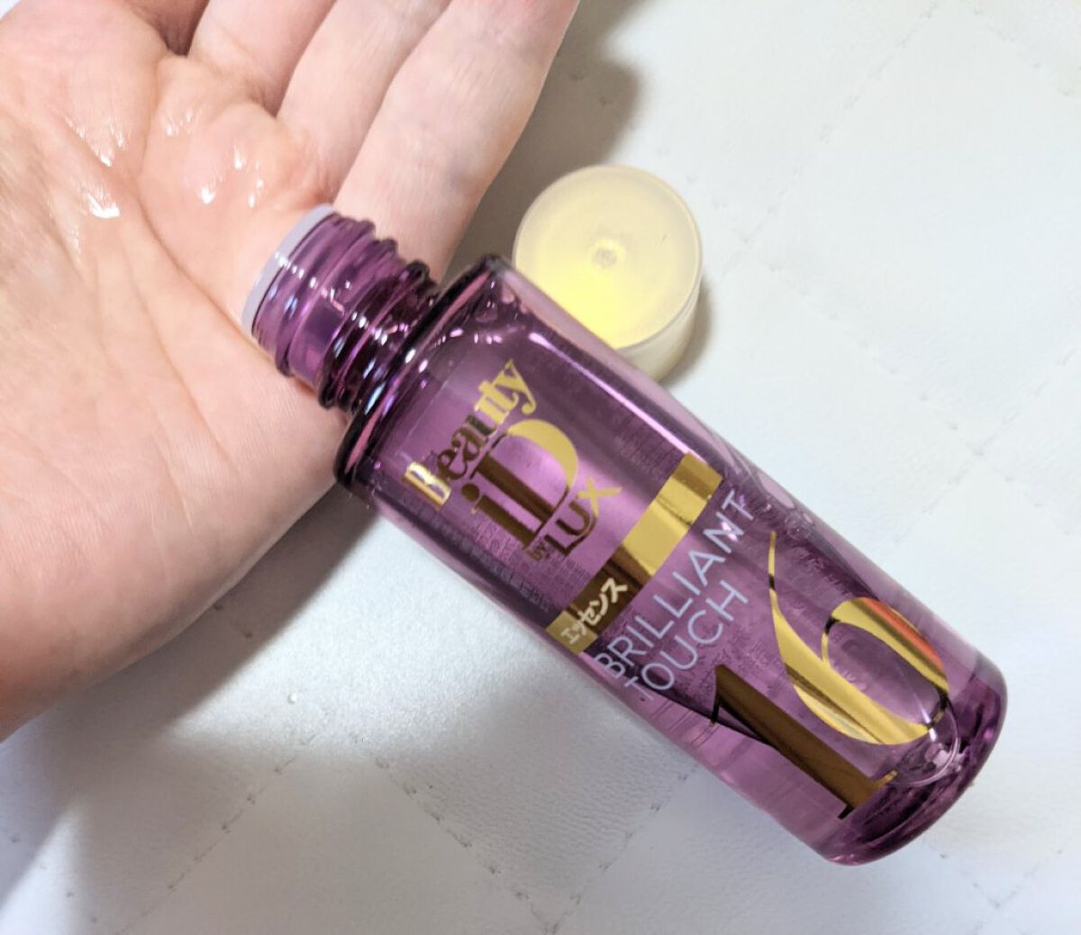 ラックス ビューティーiD ソフトタッチ/ブリリアントタッチ/スムースタッチ エッセンス/LUX/ヘアオイルを使ったクチコミ（2枚目）