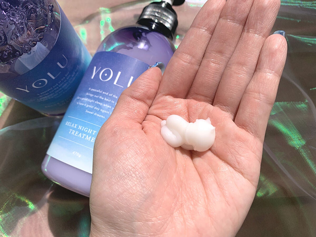 リラックスナイトリペア シャンプー/トリートメント/YOLU/市販シャンプーを使ったクチコミ(4枚目)