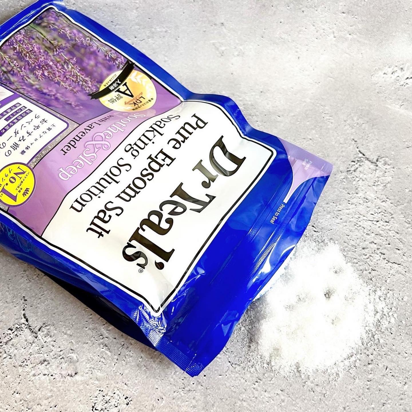 薬用入浴剤 ティールズ EP ソルト ラベンダーの香り/ティールズ/無機塩系入浴剤を使ったクチコミ（1枚目）