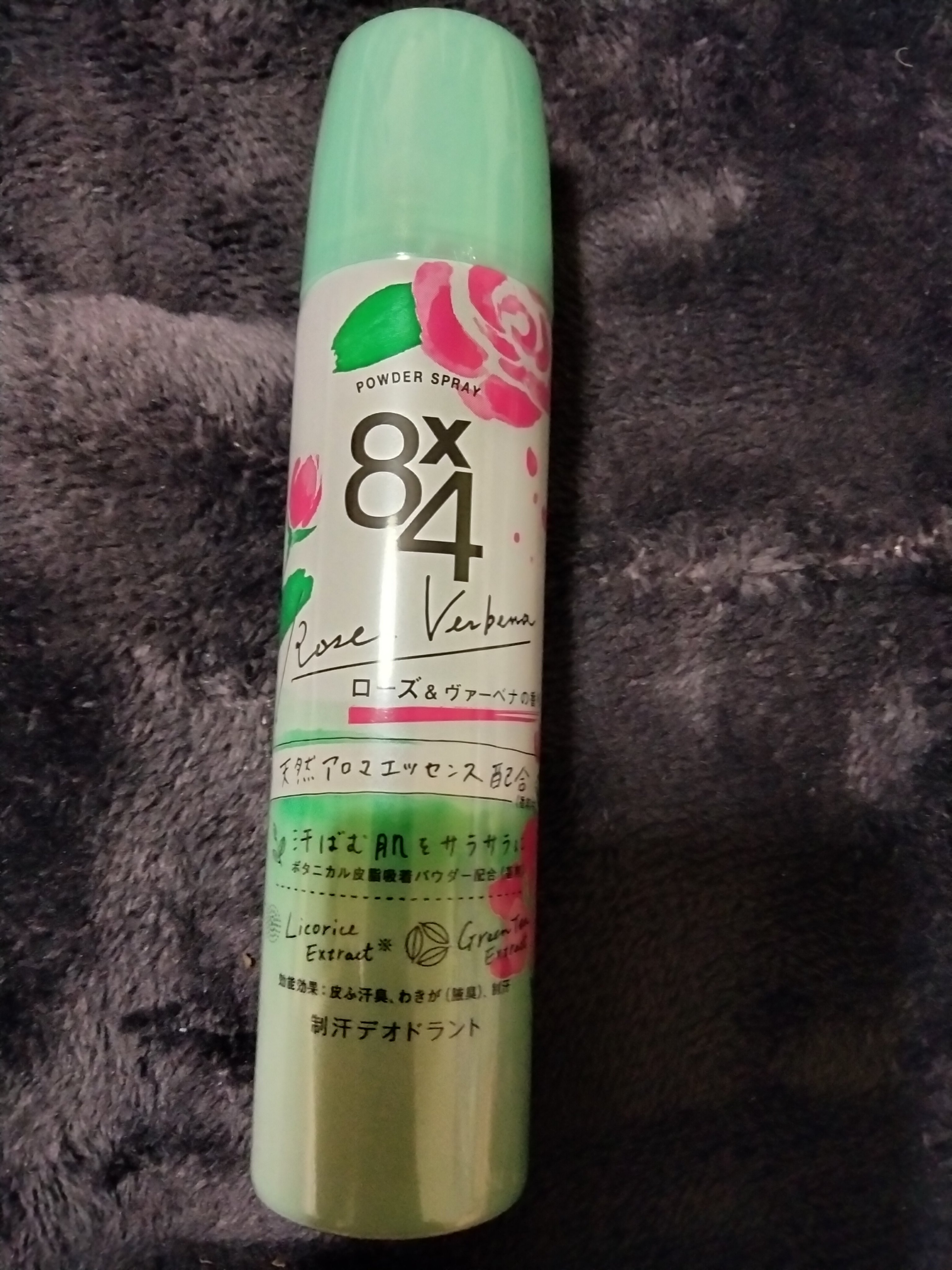 パウダースプレー ローズ＆ヴァーベナの香り/８ｘ４/デオドラント・制汗剤を使ったクチコミ（1枚目）
