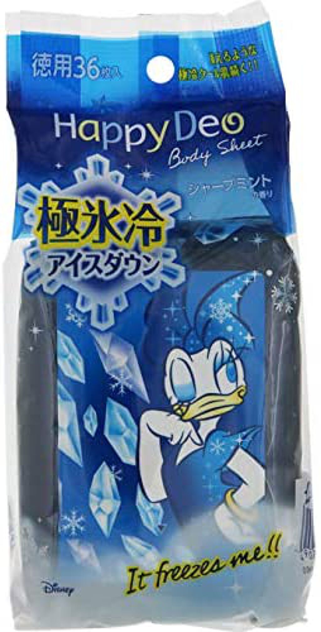 マンダム ハッピーデオ ボディシート 極氷冷アイスダウン シャープミント