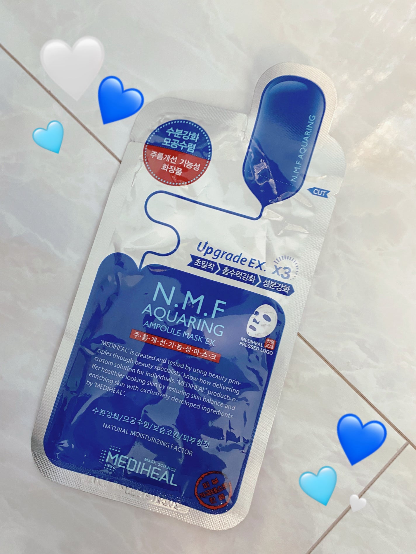 N.M.FアクアアンプルマスクJEX/MEDIHEAL/シートマスク・パックを使ったクチコミ(1枚目)