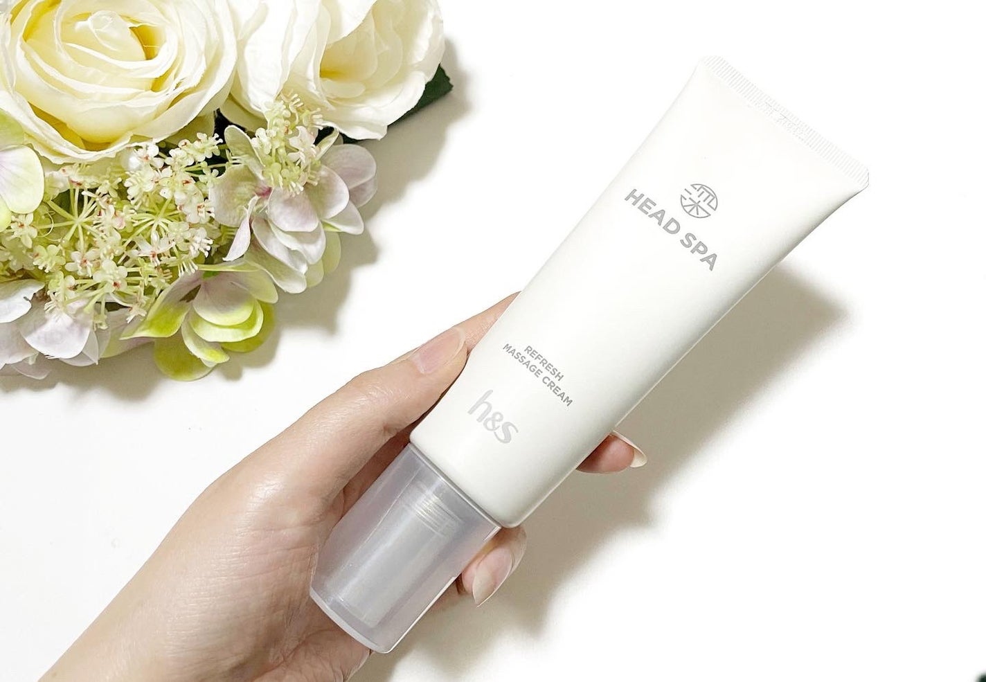 リフレッシュ マッサージクリーム/h&s/洗い流すヘアトリートメントを使ったクチコミ(3枚目)