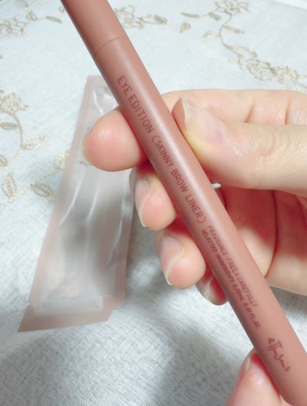 エテュセ アイエディション(スキニーブロウライナー) 02 アッシュピンク/ettusais/リキッドアイブロウの画像