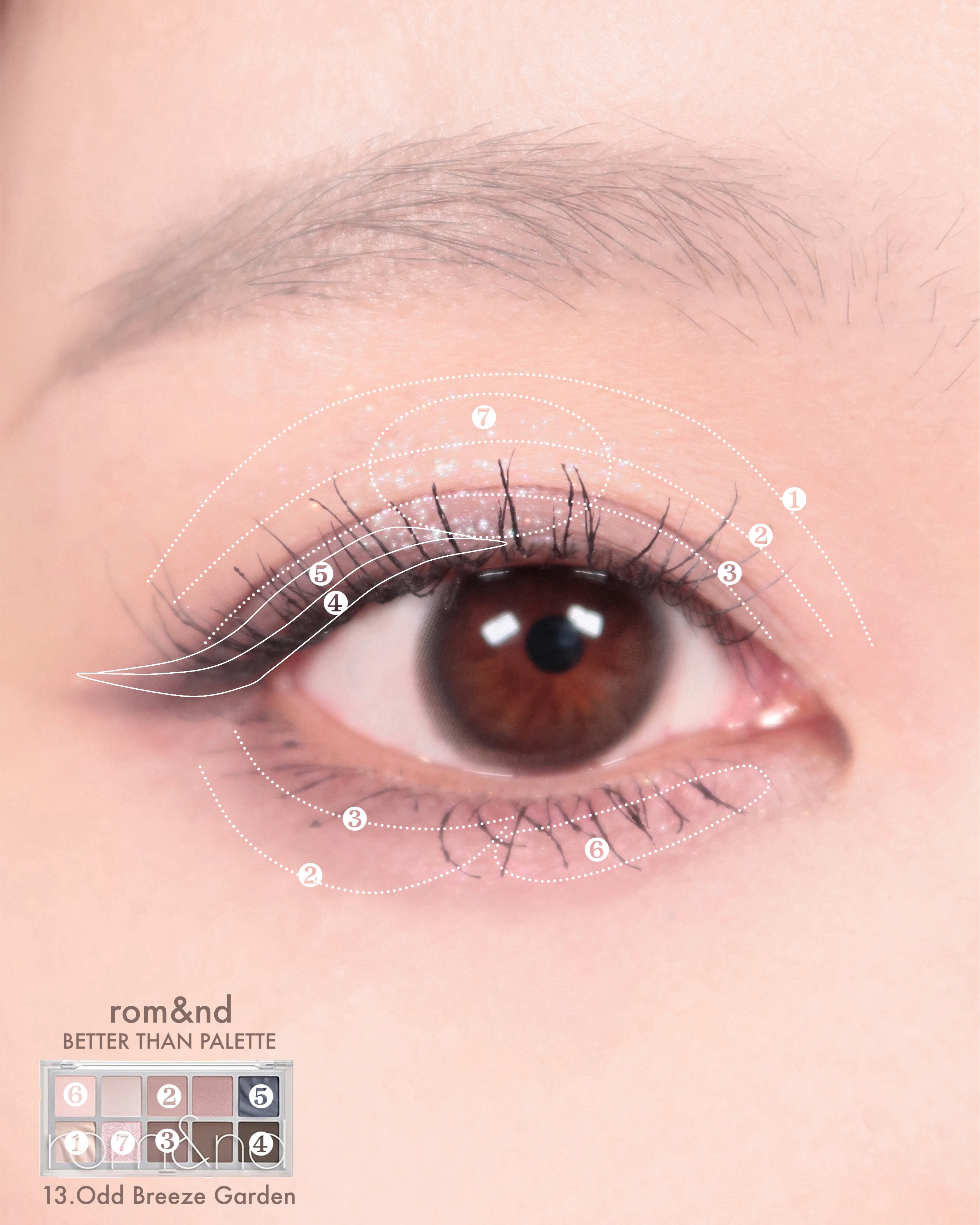 ベターザンパレット/rom&nd/アイシャドウパレットを使ったクチコミ（1枚目）