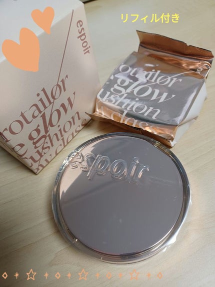 プロテーラービーグロウクッション ニュークラス/espoir/クッションファンデーションを使ったクチコミ(1枚目)