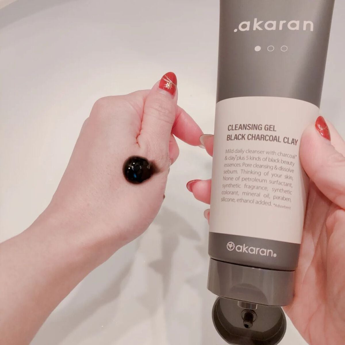 ブラックジェルクレンジング/.akaran/クレンジングジェルを使ったクチコミ(3枚目)