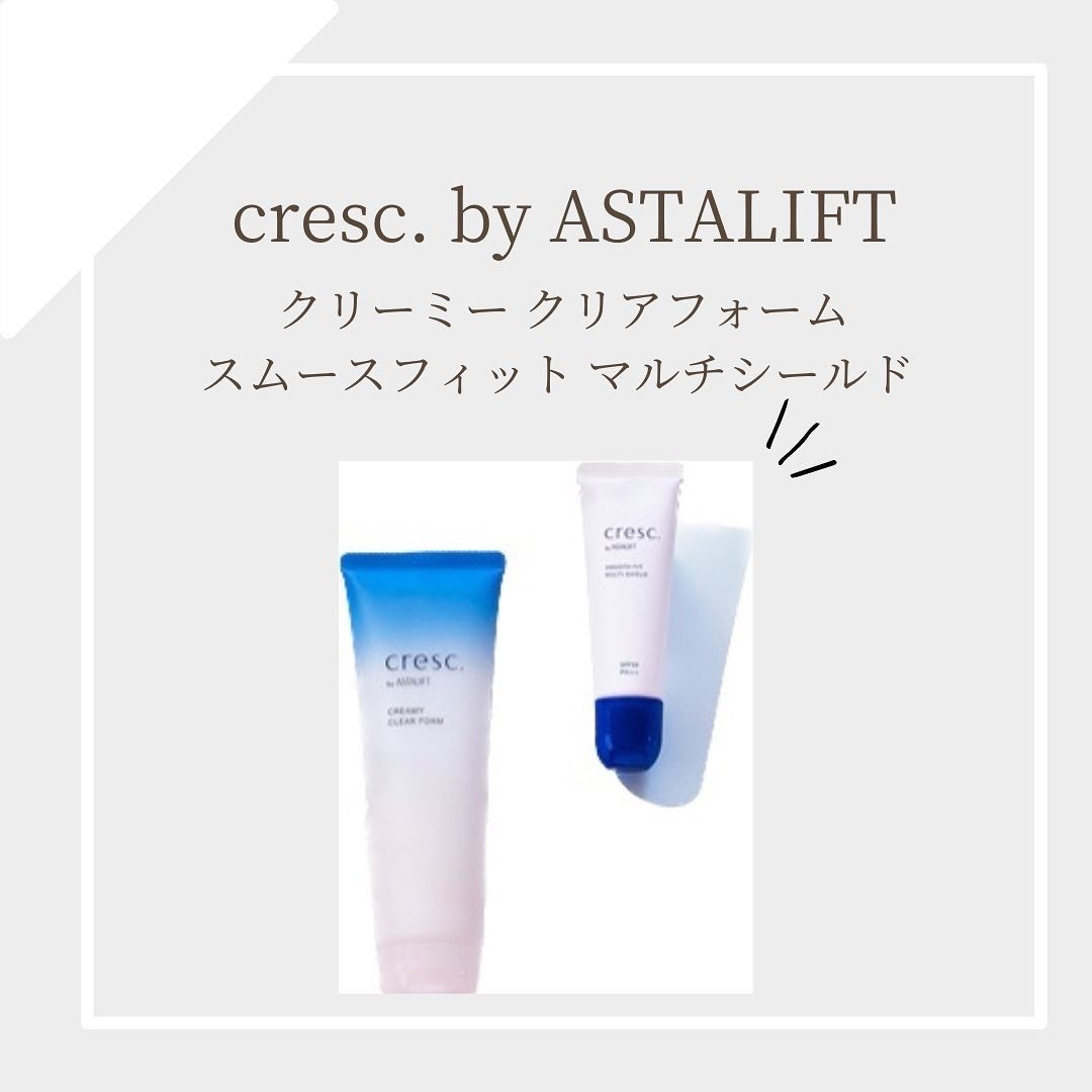 クリーミー クリアフォーム/cresc. by ASTALIFT/洗顔フォームを使ったクチコミ(1枚目)