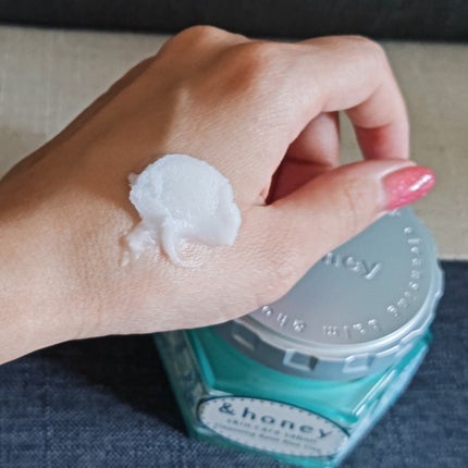 アンドハニー サボン クレンジングバーム ブルークレイ/&honey/クレンジングバームを使ったクチコミ(4枚目)