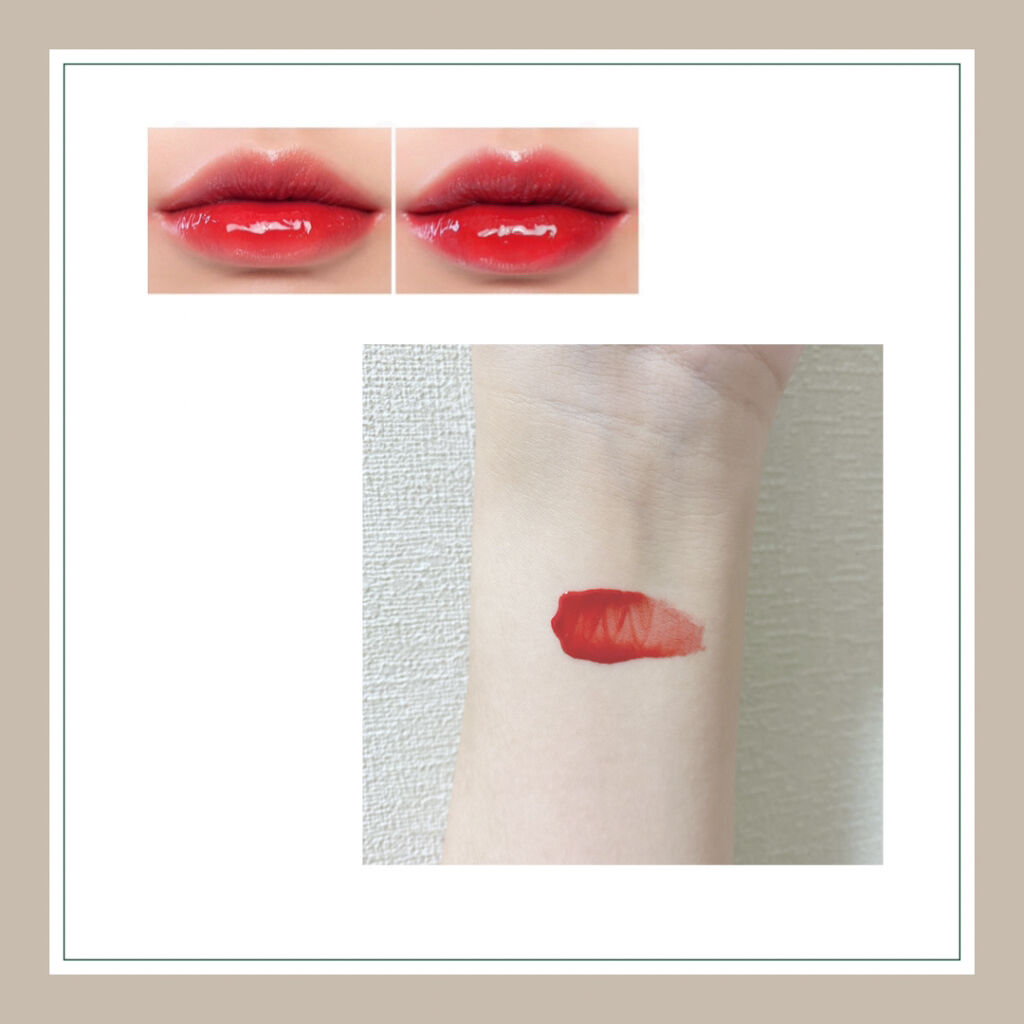 Glassy Layer Fixing Tint/lilybyred/口紅を使ったクチコミ（2枚目）