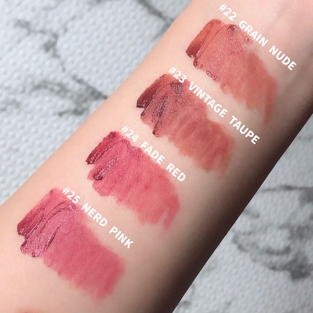 ゼロベルベットティント/rom&nd/リップティントを使ったクチコミ(7枚目)