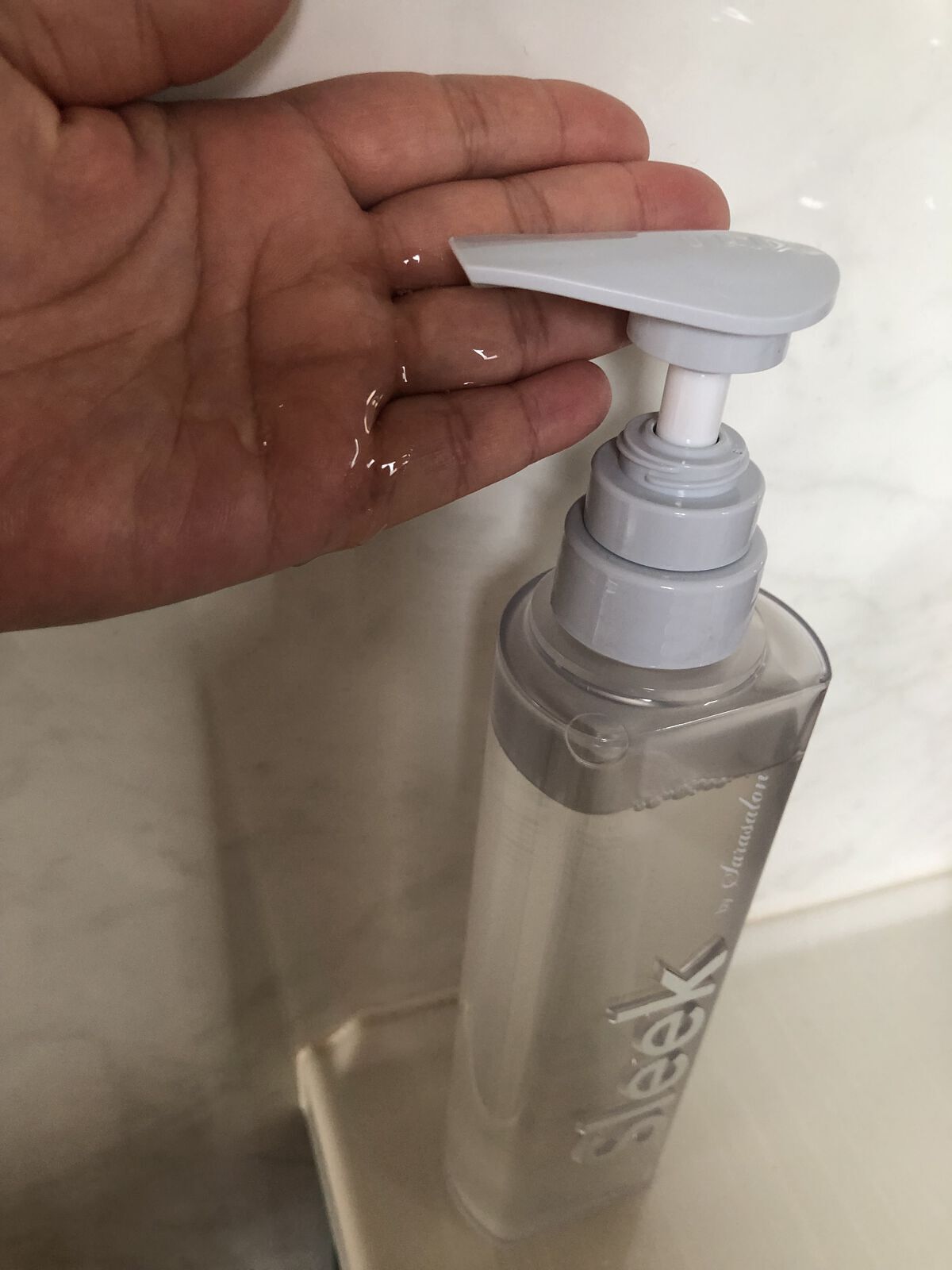 バランスエフェクトシャンプー／トリートメント/スリーク by サラサロン/市販シャンプーを使ったクチコミ（3枚目）