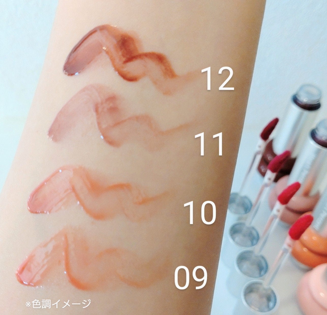 ドットオンムードワンウェイグロイティント/Heart Percent/リップティントを使ったクチコミ(6枚目)