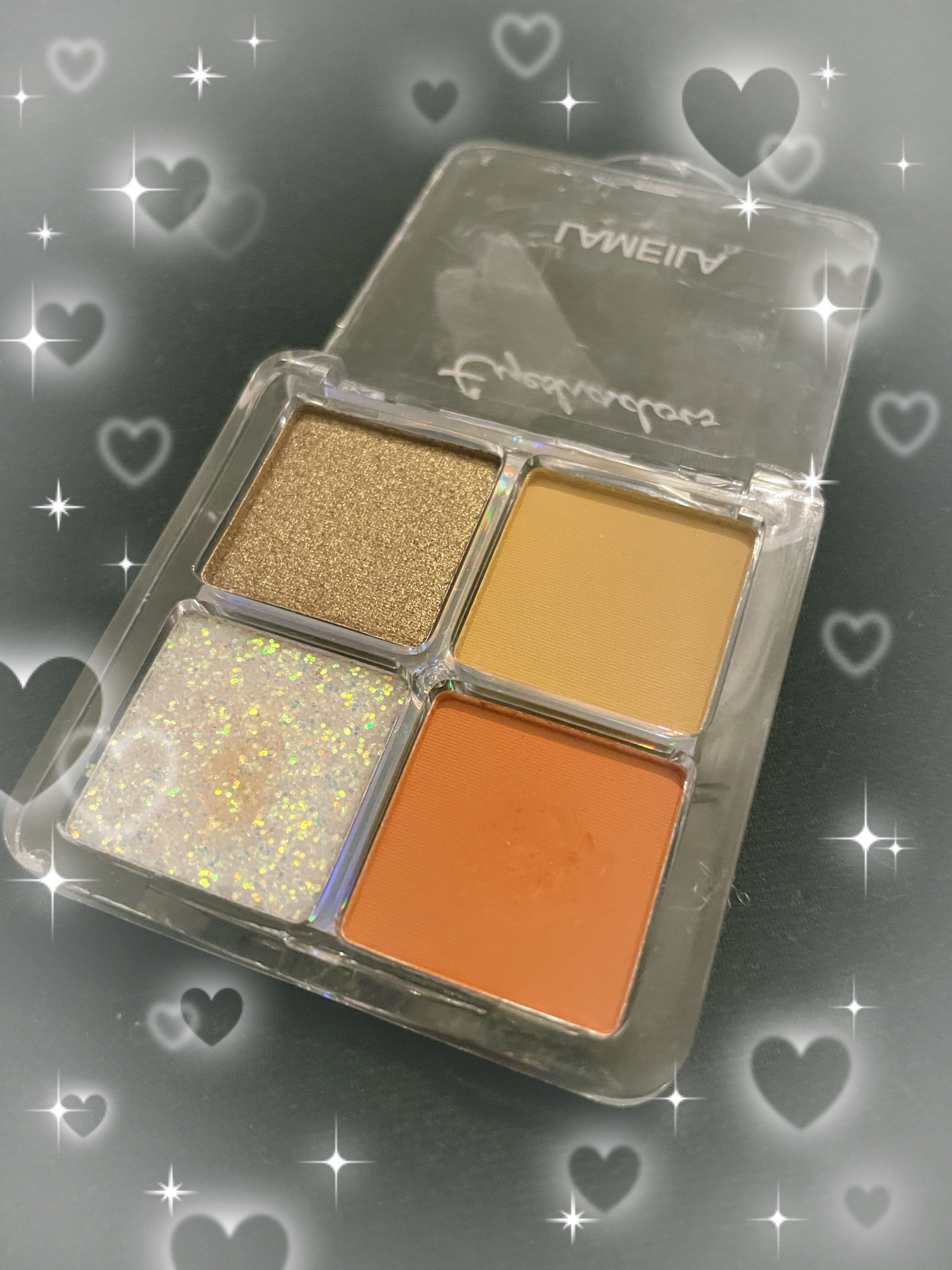 四色眼影/Lameila/アイシャドウパレットを使ったクチコミ（1枚目）