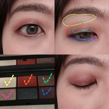 プロヴォカチュア アイシャドーパレット/NARS/アイシャドウパレットを使ったクチコミ（3枚目）