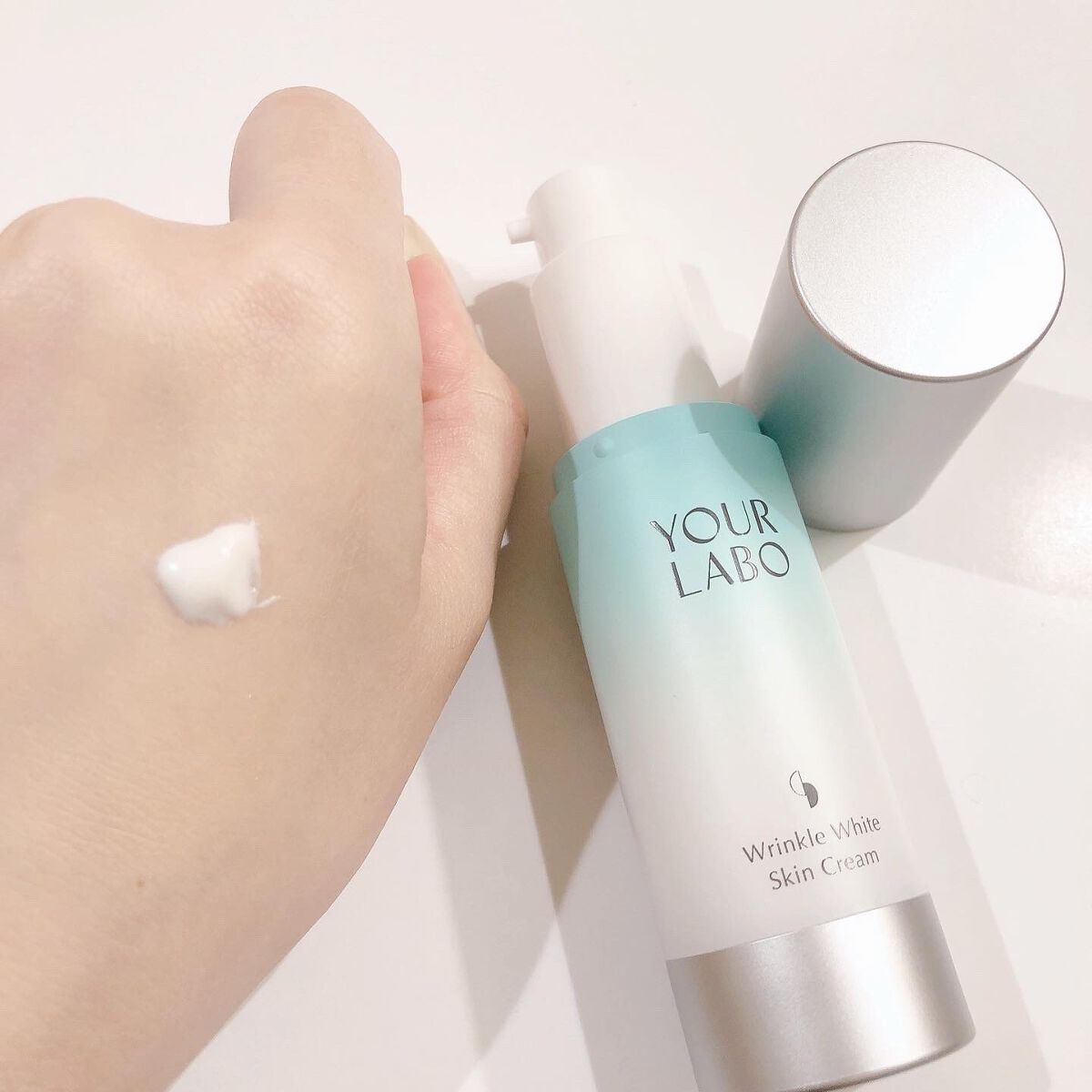 リンクルホワイト スキンクリーム/YOUR LABO /フェイスクリームを使ったクチコミ（2枚目）