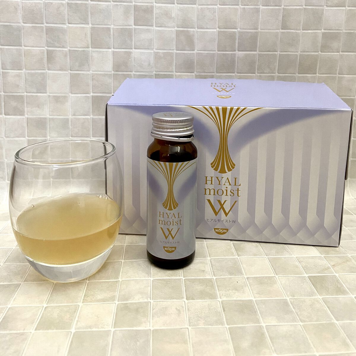 ヒアルモイスト W/日清食品/美容ドリンクを使ったクチコミ（1枚目）