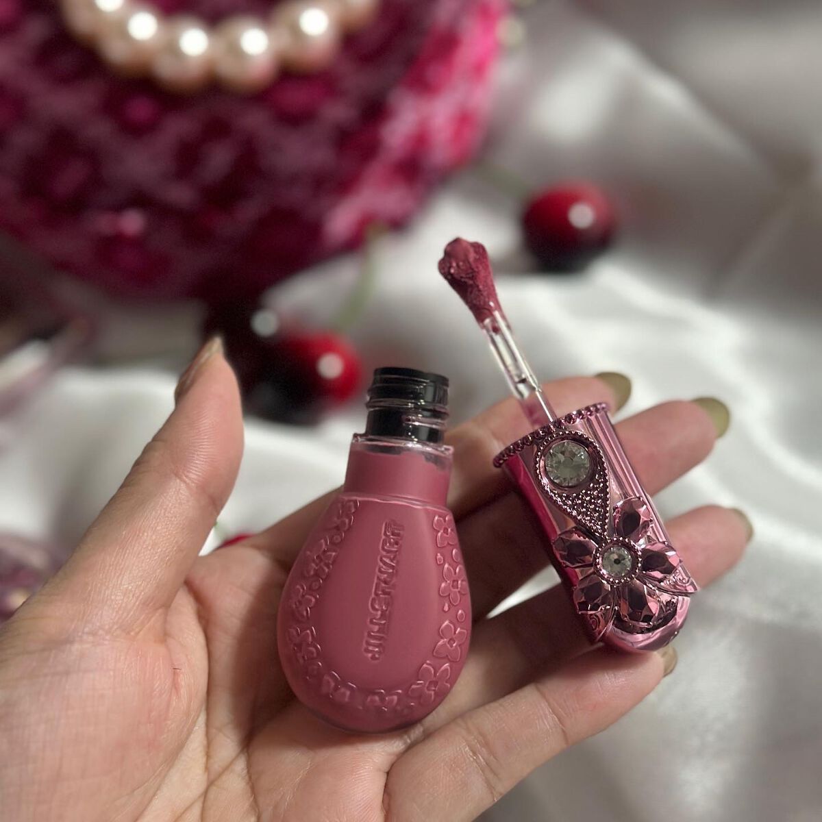 ジルスチュアート ミッドナイトチェリー コレクション/JILL STUART/メイクアップキットを使ったクチコミ(4枚目)