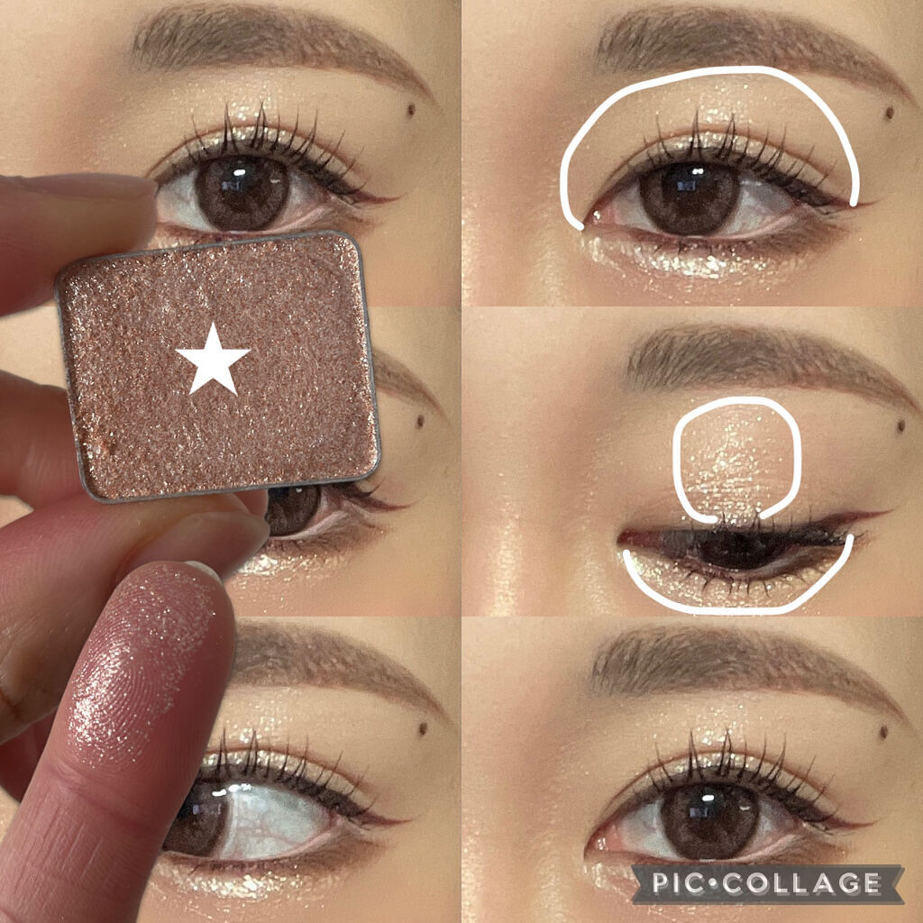 プレスド アイシャドー（レフィル） W サンドグロー/shu uemura/単色アイシャドウを使ったクチコミ（3枚目）