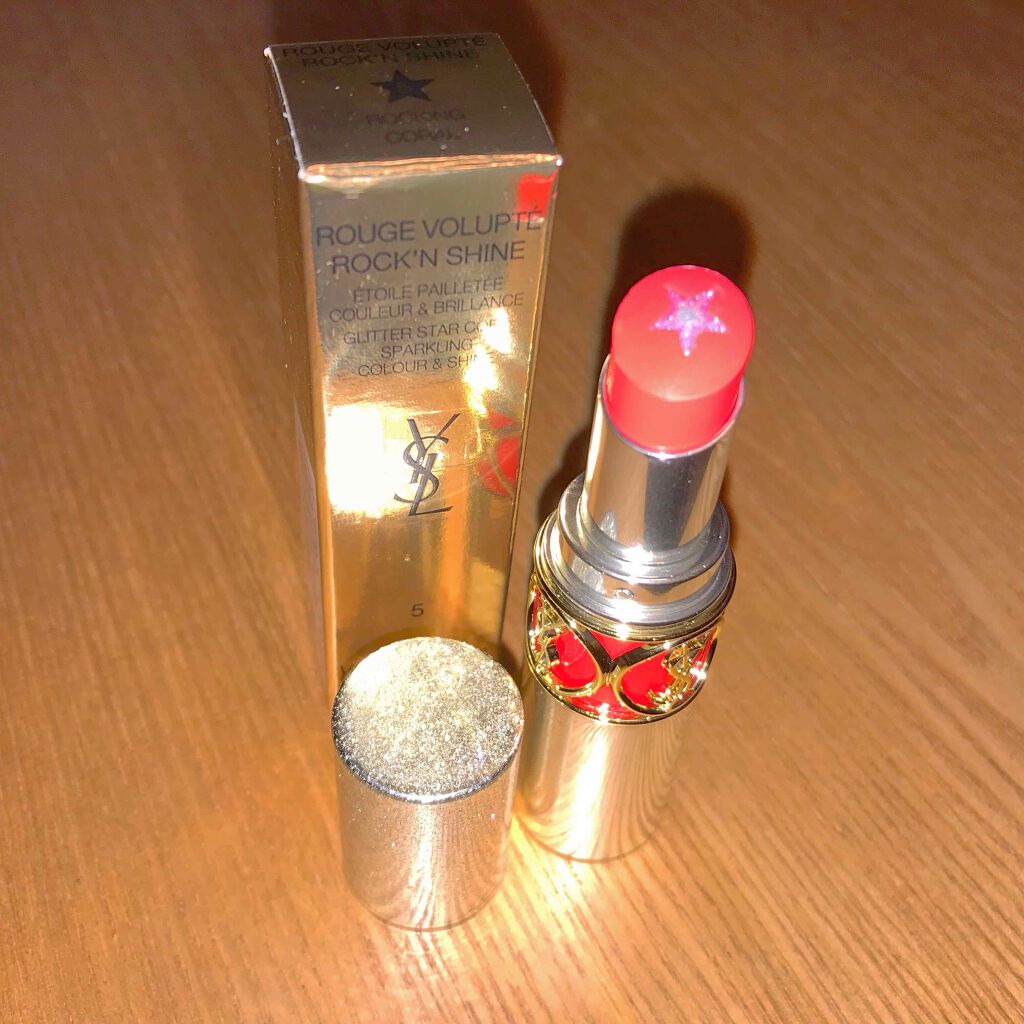 ルージュ ヴォリュプテ ロックシャイン/YVES SAINT LAURENT BEAUTE/口紅を使ったクチコミ(1枚目)