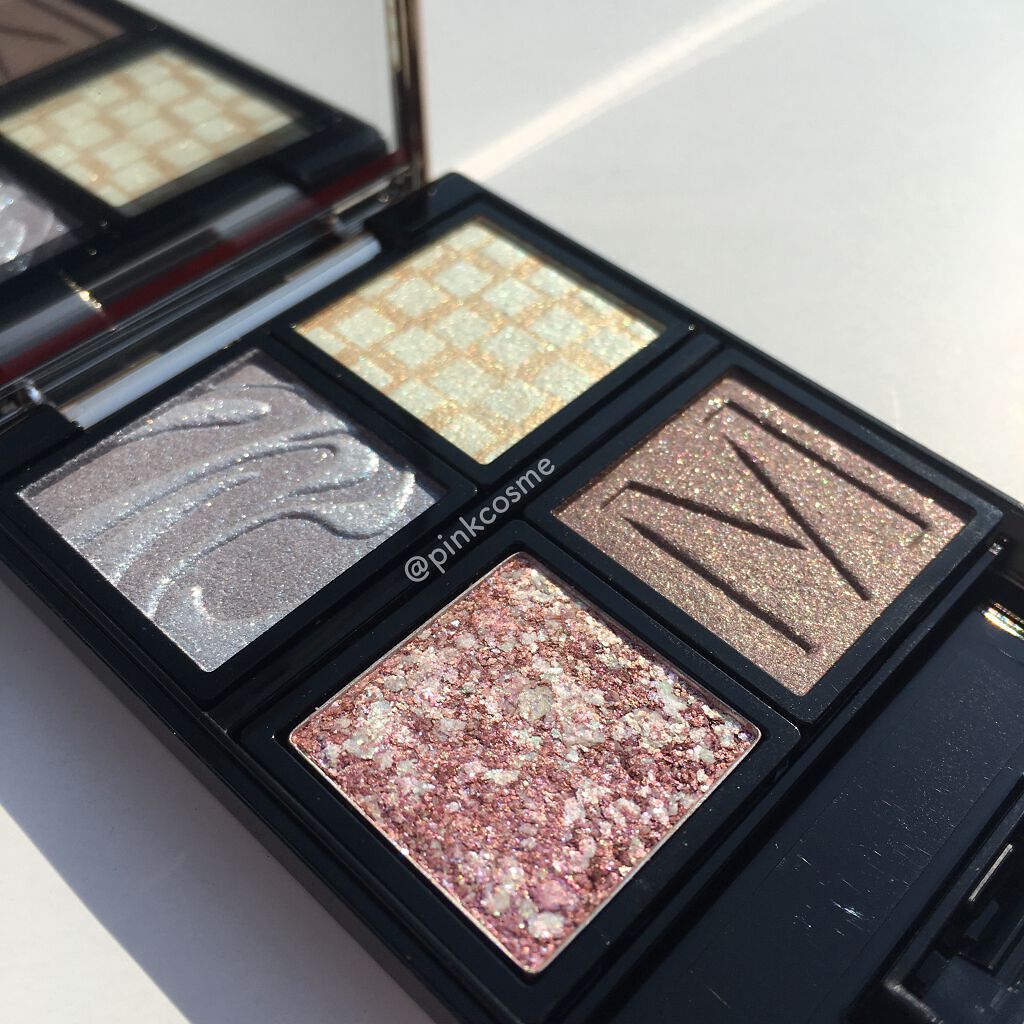 ドラマティックアイカラー (パウダー)/(クリーム) BL253 ブループラネットミルク (パール)(限定 )/マキアージュ/アイシャドウパレットを使ったクチコミ（2枚目）