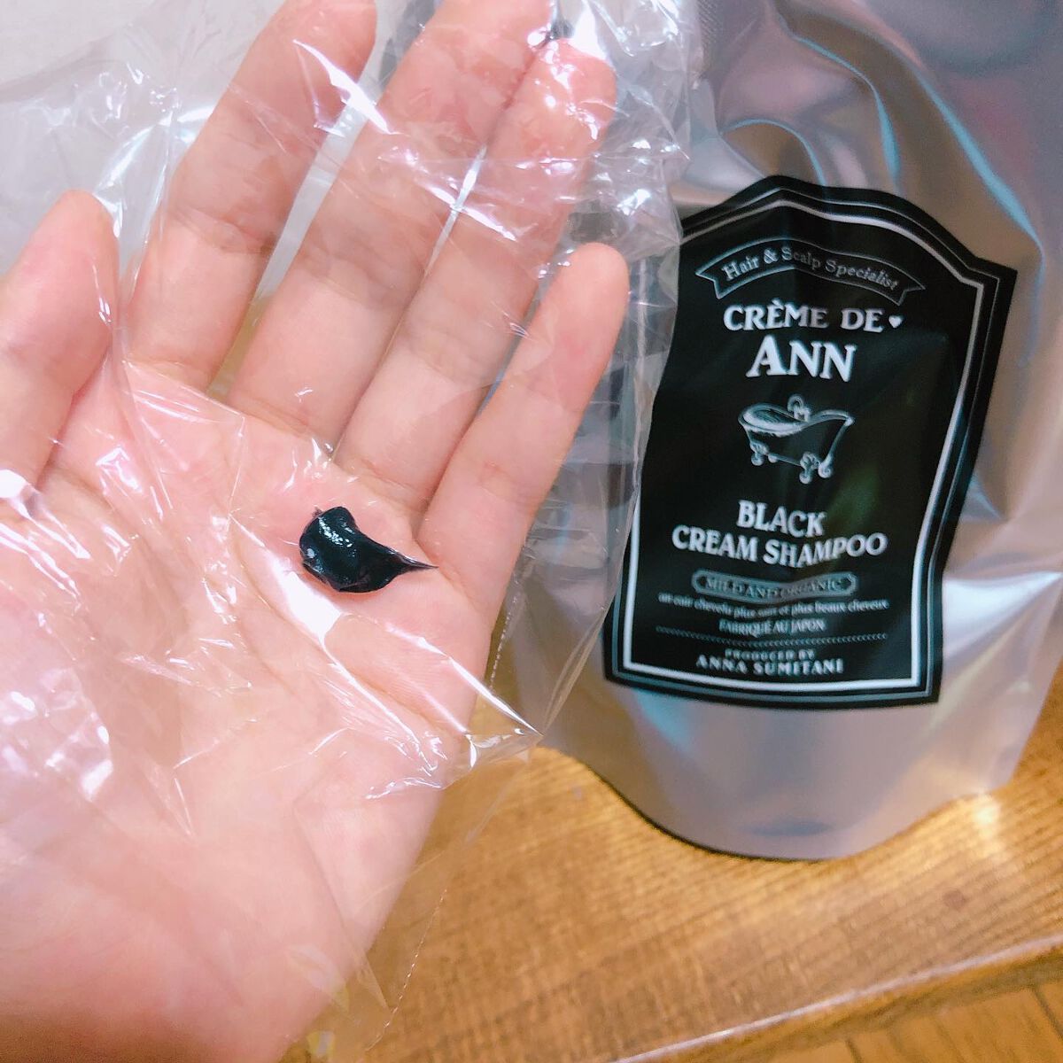 ブラッククリームシャンプー/creme de Ann/市販シャンプーを使ったクチコミ（2枚目）