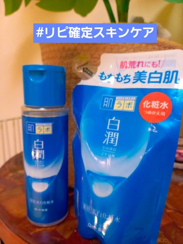 白潤 薬用美白化粧水 170ml（ボトル）/肌ラボ/化粧水を使ったクチコミ（1枚目）