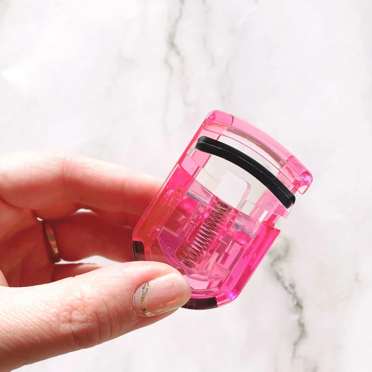 PCアイラッシュカーラー ピンク/貝印/ビューラーを使ったクチコミ（3枚目）