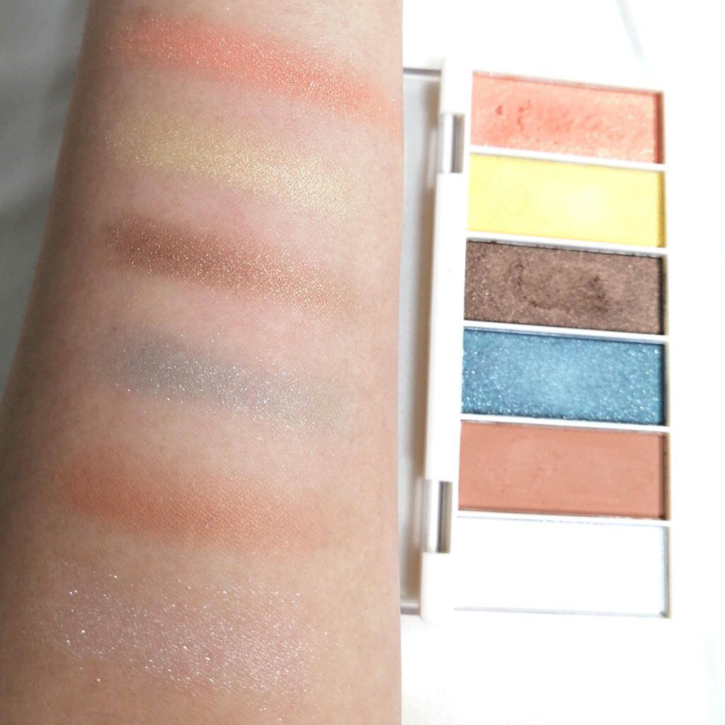 miia 6色アイシャドウ/DAISO/アイシャドウパレットを使ったクチコミ（2枚目）