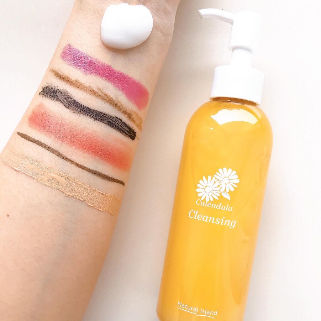 カレンデュラ手づみクレンジング/ナチュラルアイランド/ミルククレンジングを使ったクチコミ(2枚目)
