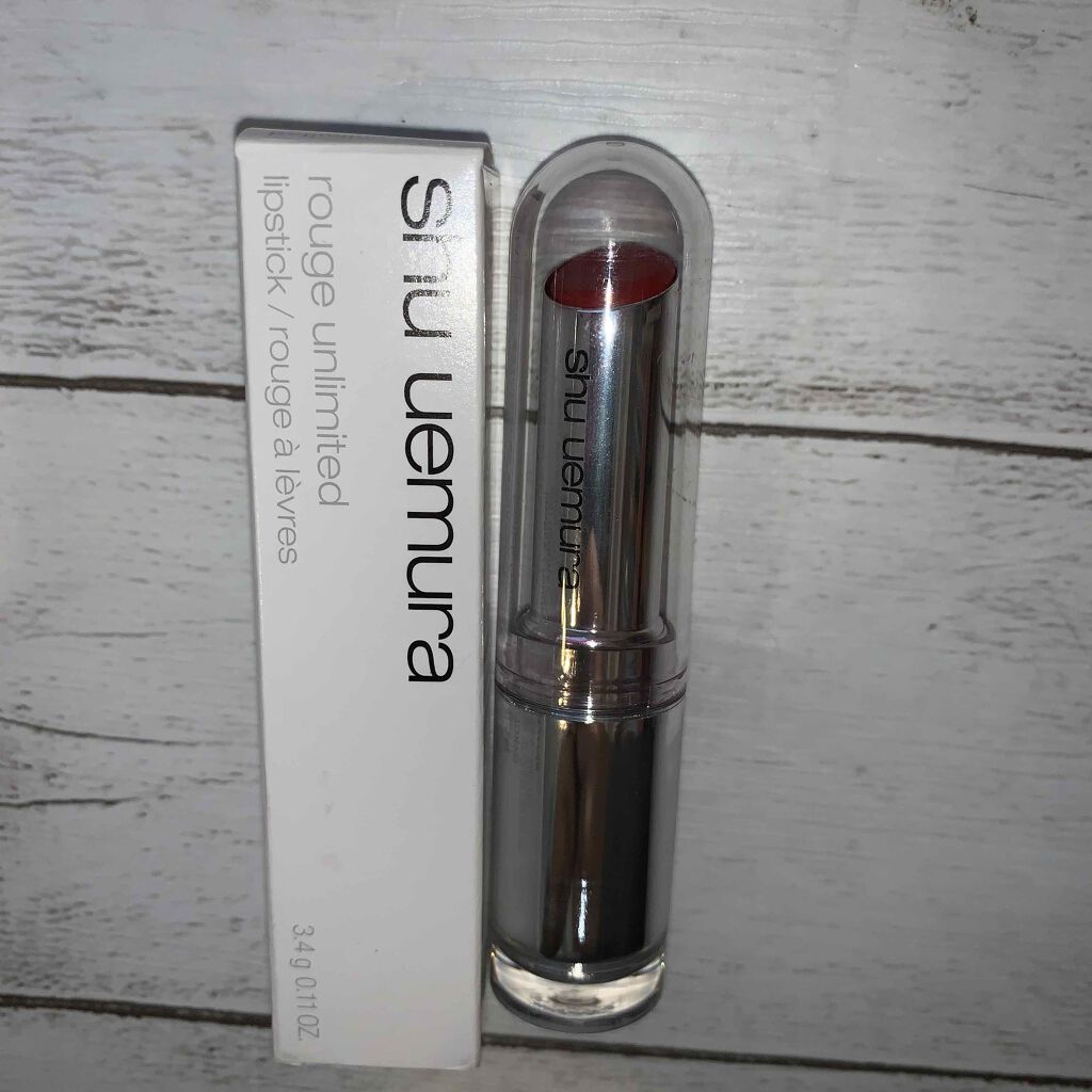 ルージュ アンリミテッド (旧)/shu uemura/口紅を使ったクチコミ（1枚目）