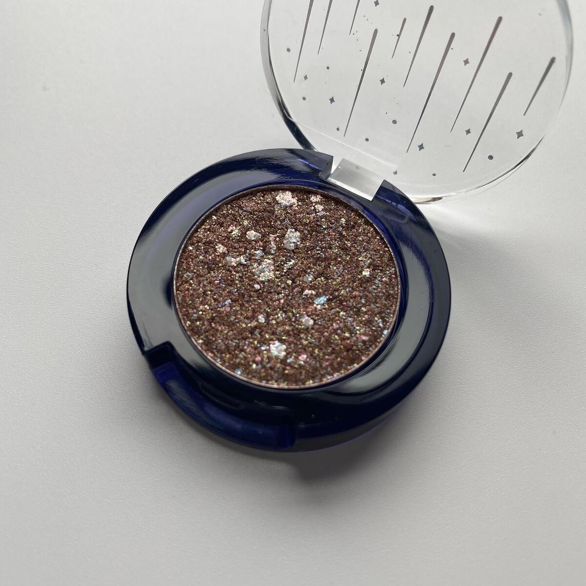 グリッター シャドウ カラー 05 アゥアギャラクシー(OUR GALAXY)/rom&nd/グリッターを使ったクチコミ（1枚目）