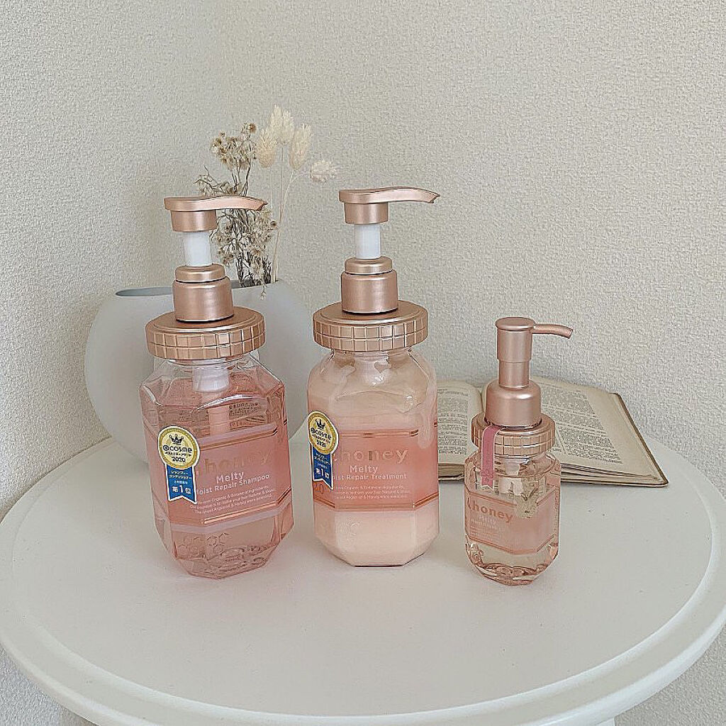 &honey Melty モイストリペア シャンプー1.0／モイストリペア ヘアトリートメント2.0/&honey/市販シャンプーを使ったクチコミ（1枚目）