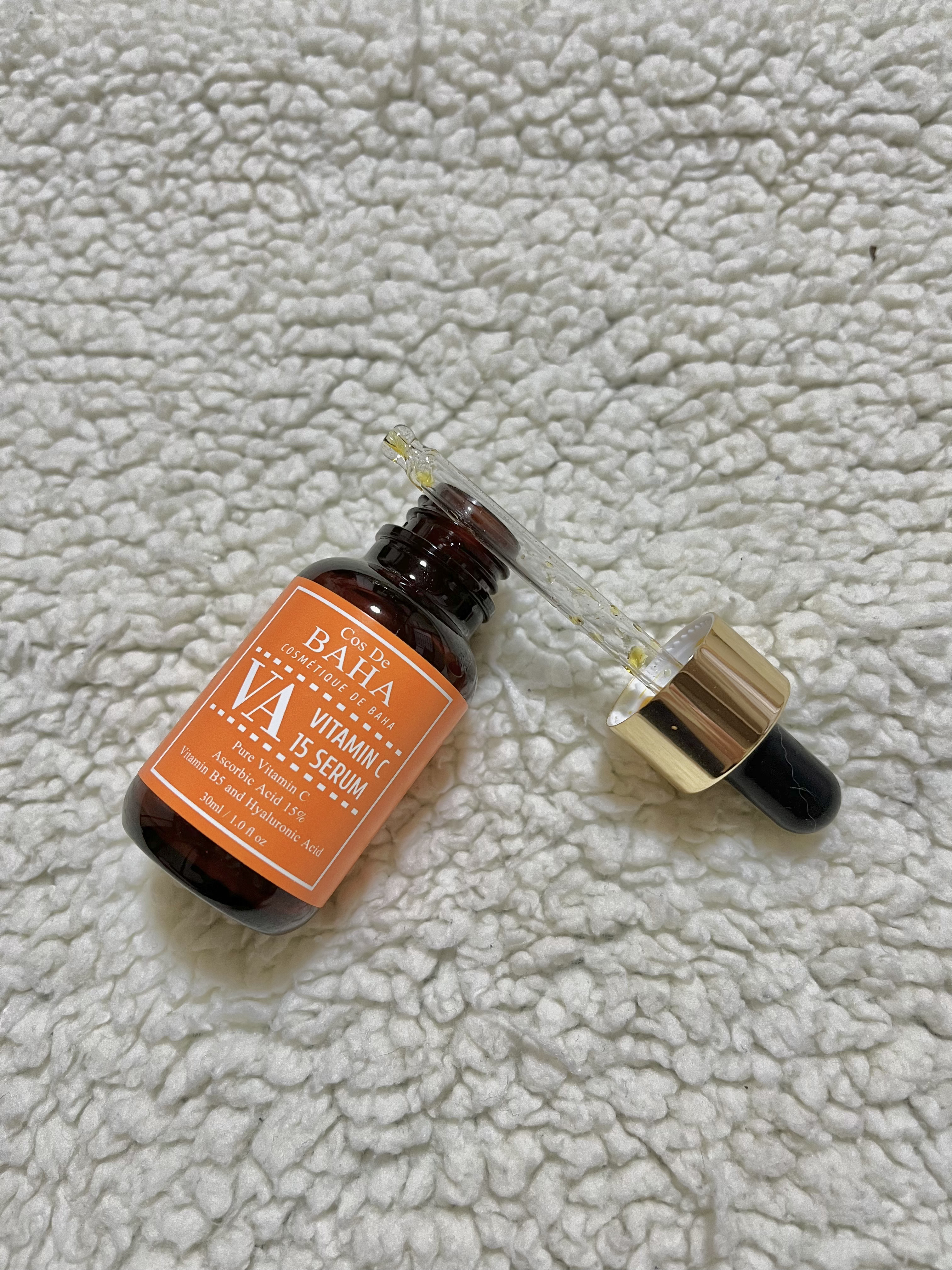 コスデバハ ビタミンC 15%セラムのクチコミ「**コスデバハ　ビタミンCセラム 15%**
韓国コスメ

使用感が少し苦手かも
ベタつくとは.....」（2枚目）