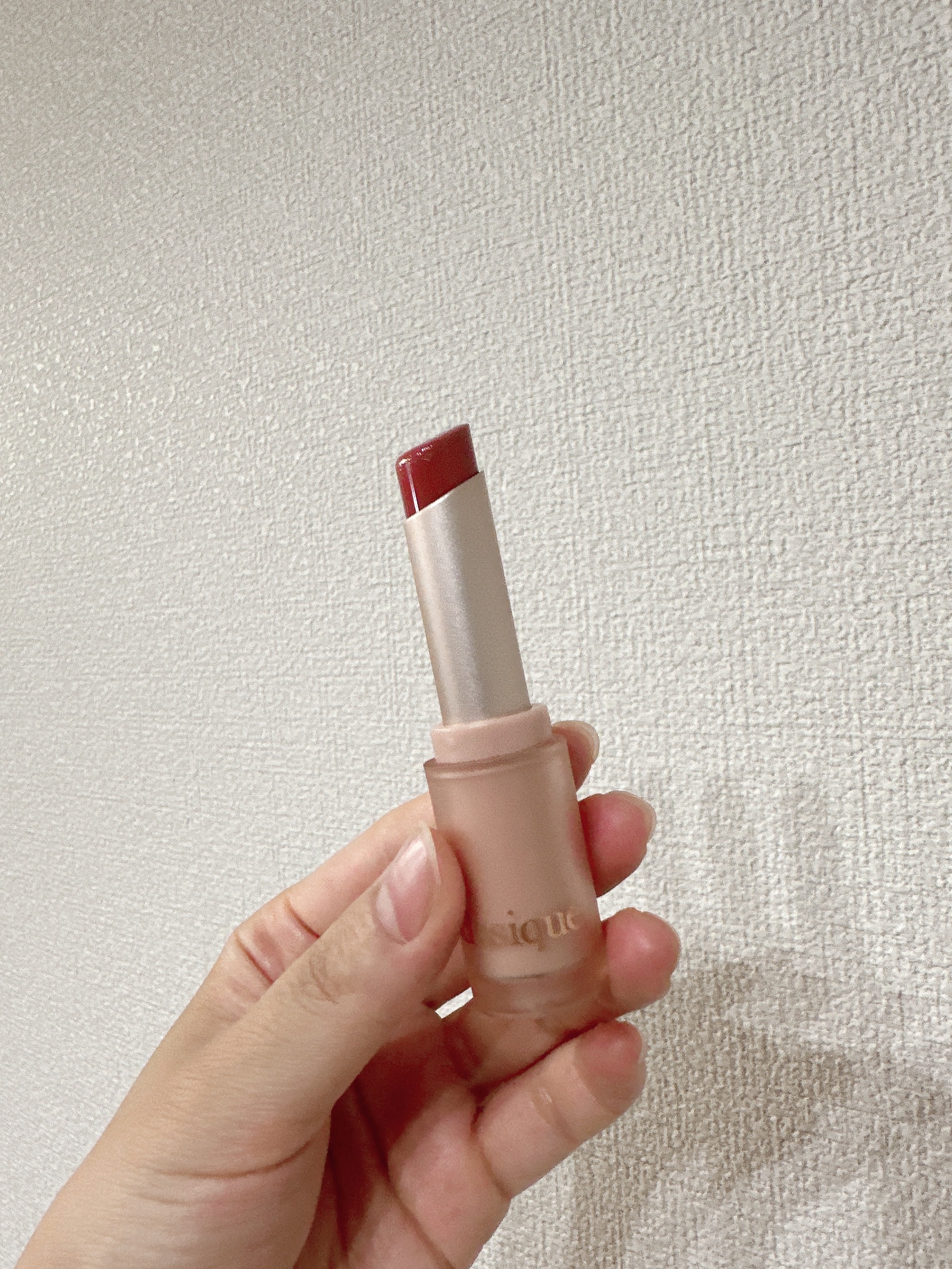 ムードグロウリップスティック/dasique/口紅を使ったクチコミ（3枚目）