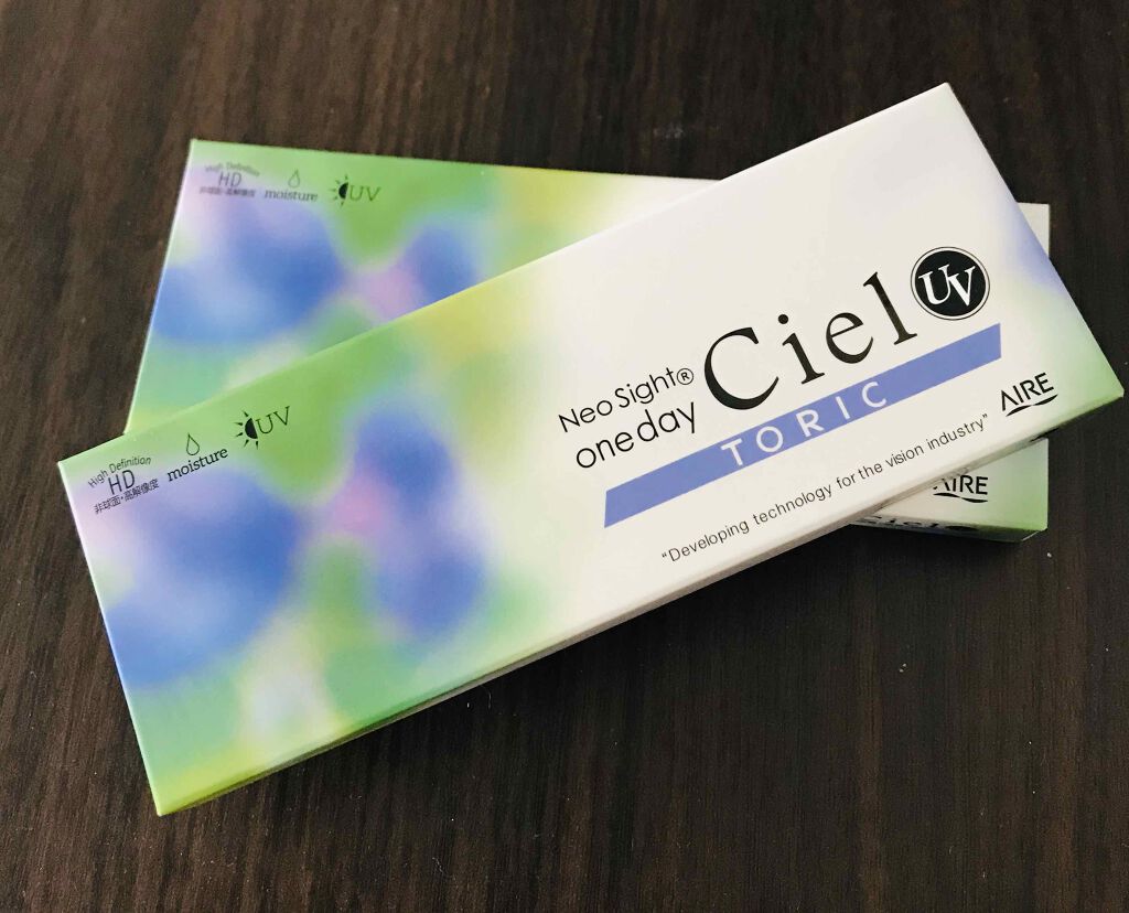 ネオサイトワンデー シエルUV トーリック/Aire/ワンデー(1DAY)カラコンを使ったクチコミ(1枚目)