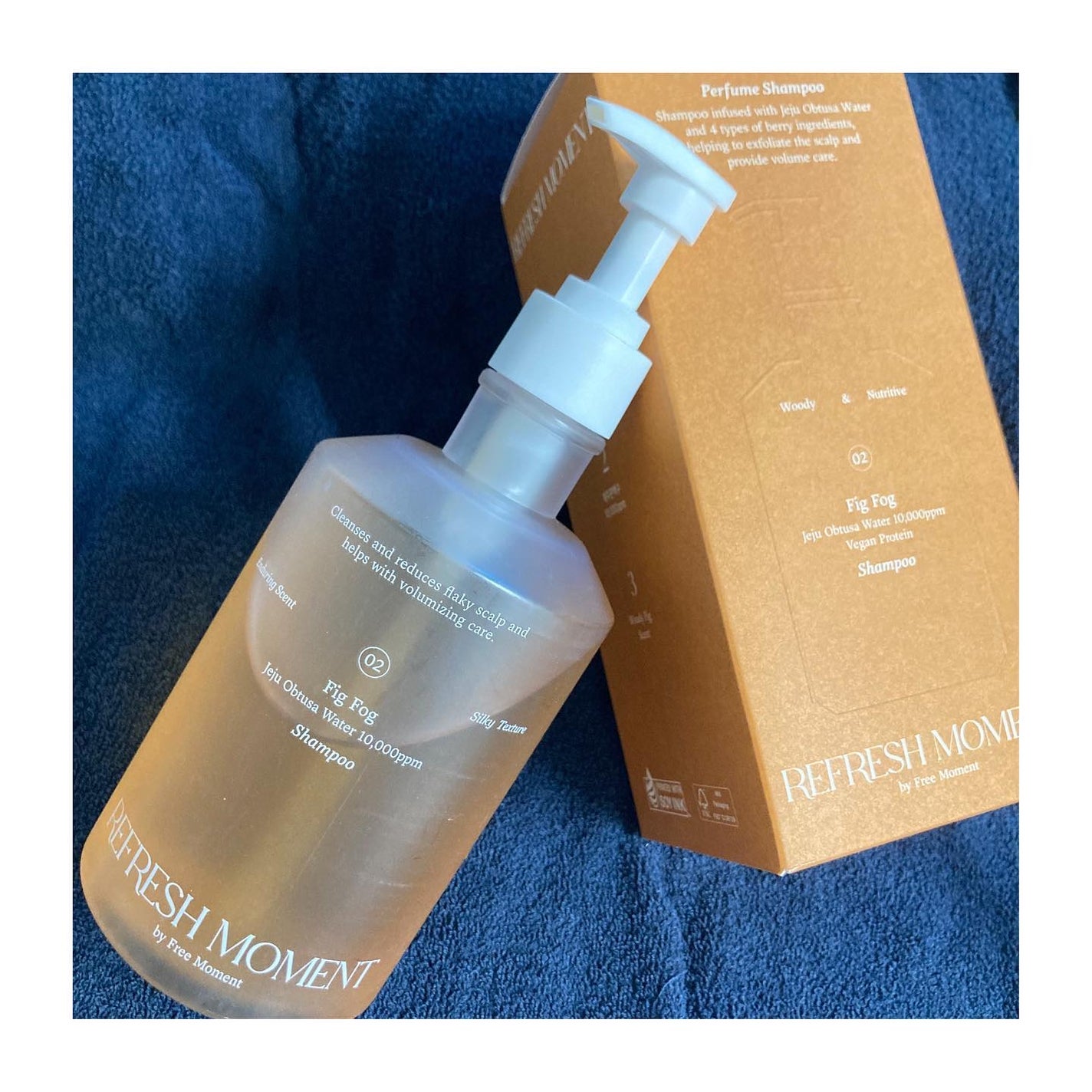 リフレッシュモーメントパフュームシャンプー/トリートメント Fig Fog/Free Moment /市販シャンプーを使ったクチコミ(2枚目)