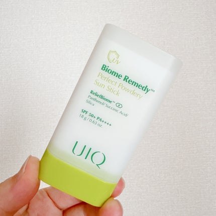 バイオームパーフェクトさらさらUVスティック/UIQ/日焼け止めスティックを使ったクチコミ(1枚目)