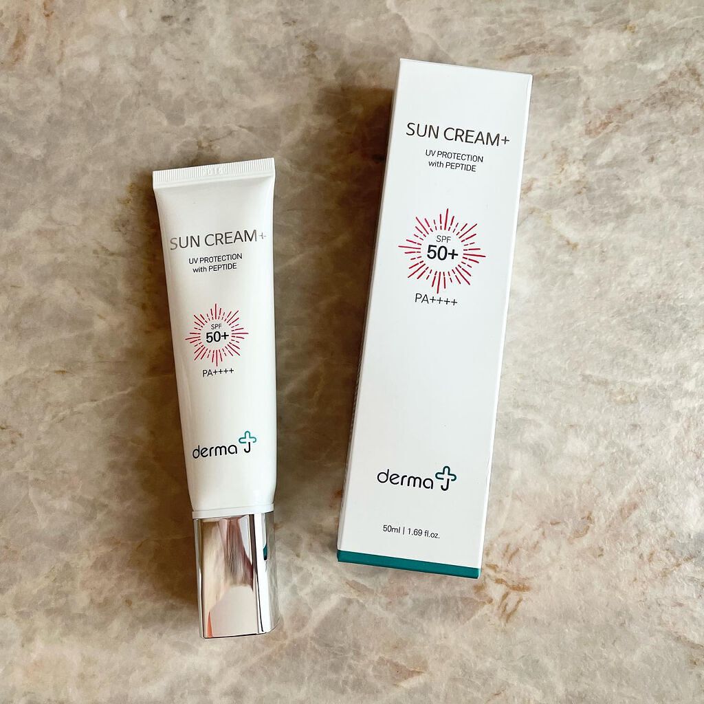 サンクリーム＋/ DermaJ/日焼け止めクリームを使ったクチコミ（1枚目）