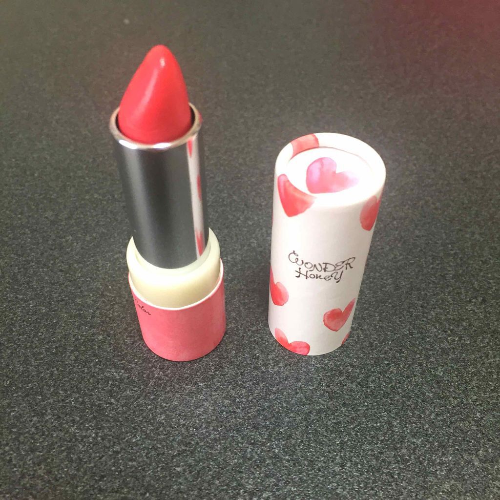 ワンダーハニー ハートフルなピュアリップ/VECUA Honey/口紅を使ったクチコミ(2枚目)