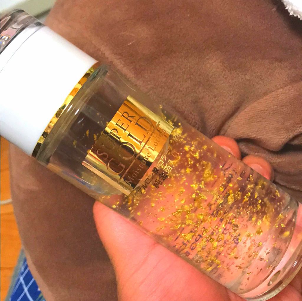 スーパーゴールド 純金箔入保湿化粧水/スーパーゴールド/化粧水を使ったクチコミ（1枚目）