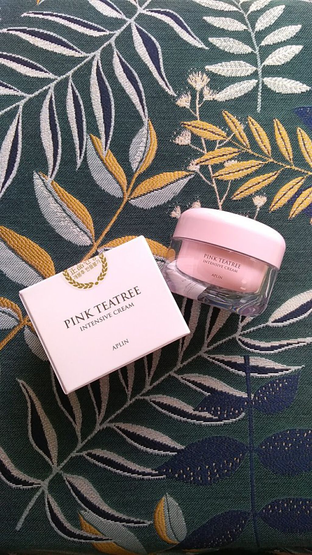 ピンクティーツリークリーム/APLIN/フェイスクリームを使ったクチコミ（1枚目）