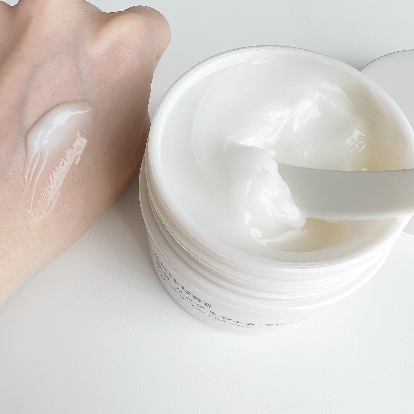 薬用 リンクルジェルクリーム/ちふれ/オールインワン化粧品を使ったクチコミ（2枚目）